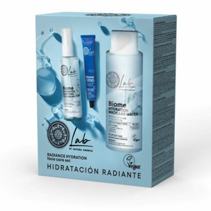 Zestaw do pielęgnacji twarzy „Radiance Hydration”, Lab Biome 400 ml/200 ml/50 ml