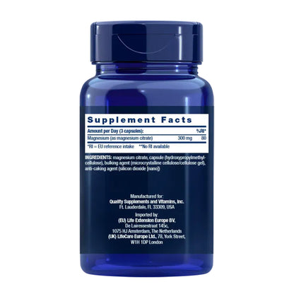 Magnesium (citraat) 100 mg, Life Extension 100 capsules