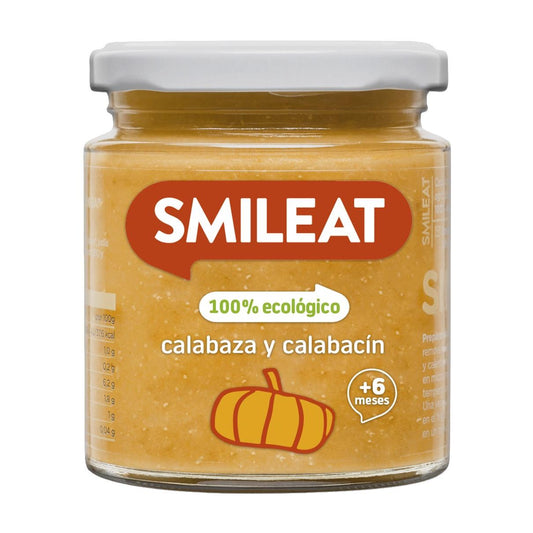 Potje biologische pompoen en courgette +6 maanden Smileat 230 g