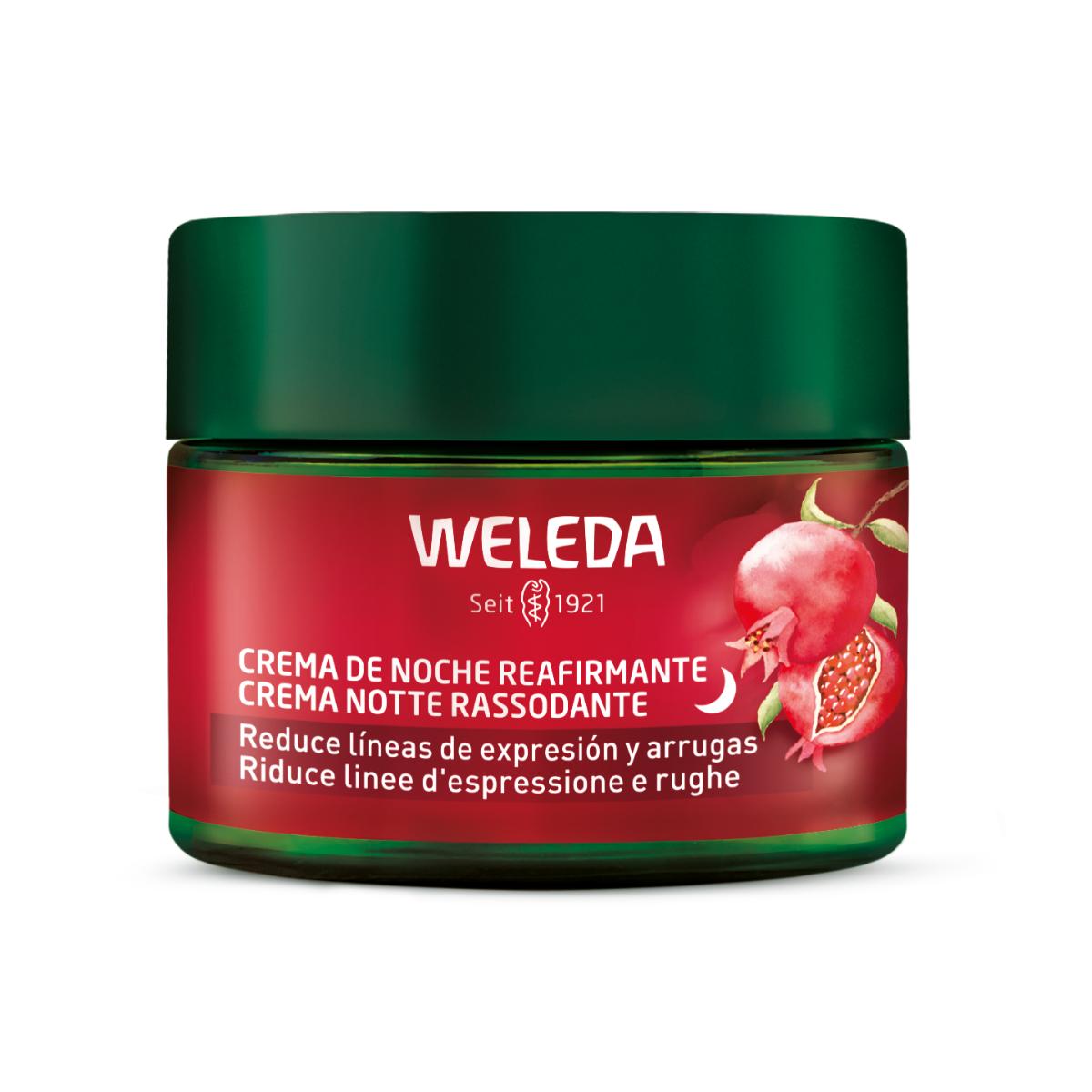 Verstevigende nachtcrème met granaatappel en maca-peptiden Weleda 40 ml
