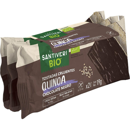 Tartines croustillantes au quinoa et au chocolat noir BIO 3x57 g