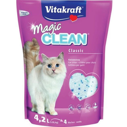 Vitakraft Magic Clean Superabsorberende silicagelparels 4,2 L