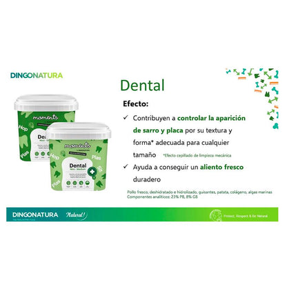 Moments Dog Dental Mini Medium 500 g Snacks dentaires pour chiens