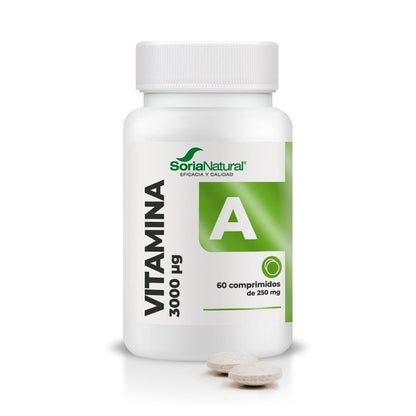 Vitamine A, Soria Natural, 60 comprimés
