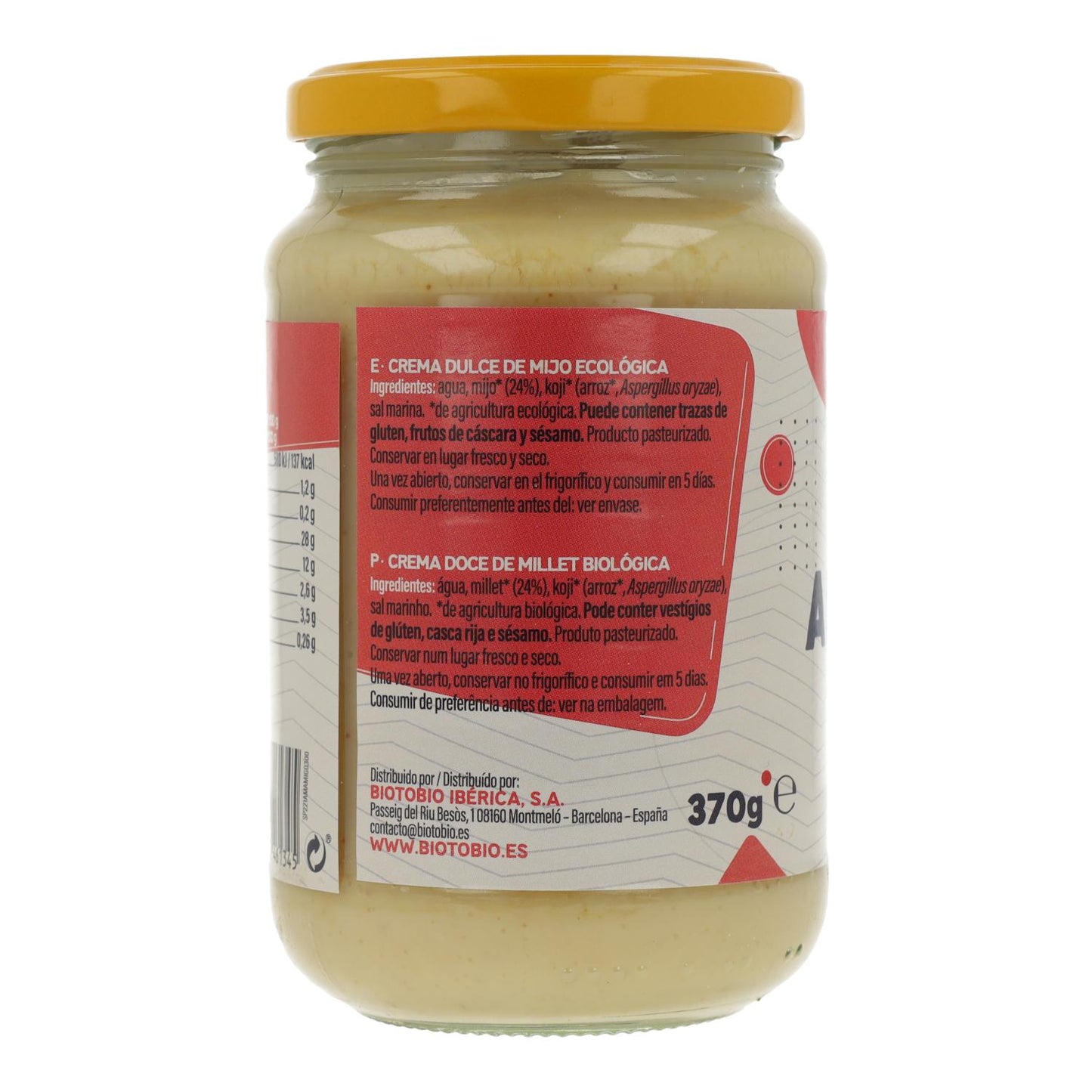 Amasake de millet La Finestra Sul Cielo  370 g