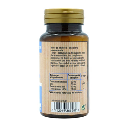 Zink + organisches Silizium, 45 pflanzliche Kapseln. NaturTierra