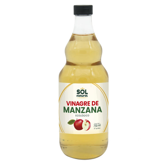 Vinaigre de cidre de pomme biologique Sol Natural 750 ml