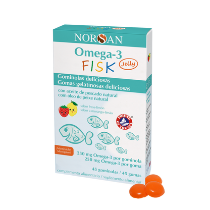 Omega-3 FISK Jelly NORSAN 45 caramelle gommose
