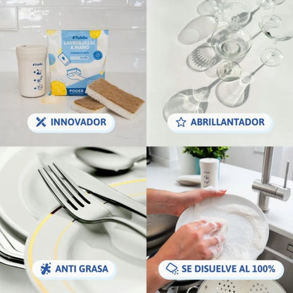 Proszek do ręcznego mycia naczyń cytrynowy Natulim 250 g