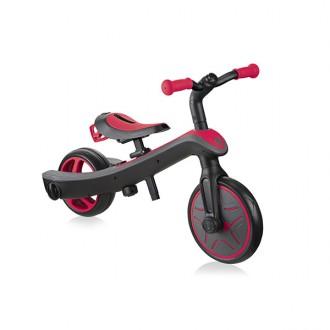 Tricycle convertible Trike explorer 2 en 1 rouge