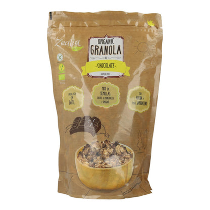 Granola al cioccolato biologico senza glutine Zealia 300 g