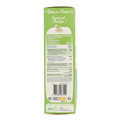 Tranches de pain au sarrasin spécial petit-déjeuner BIO Le Pain de Fleurs 230 g