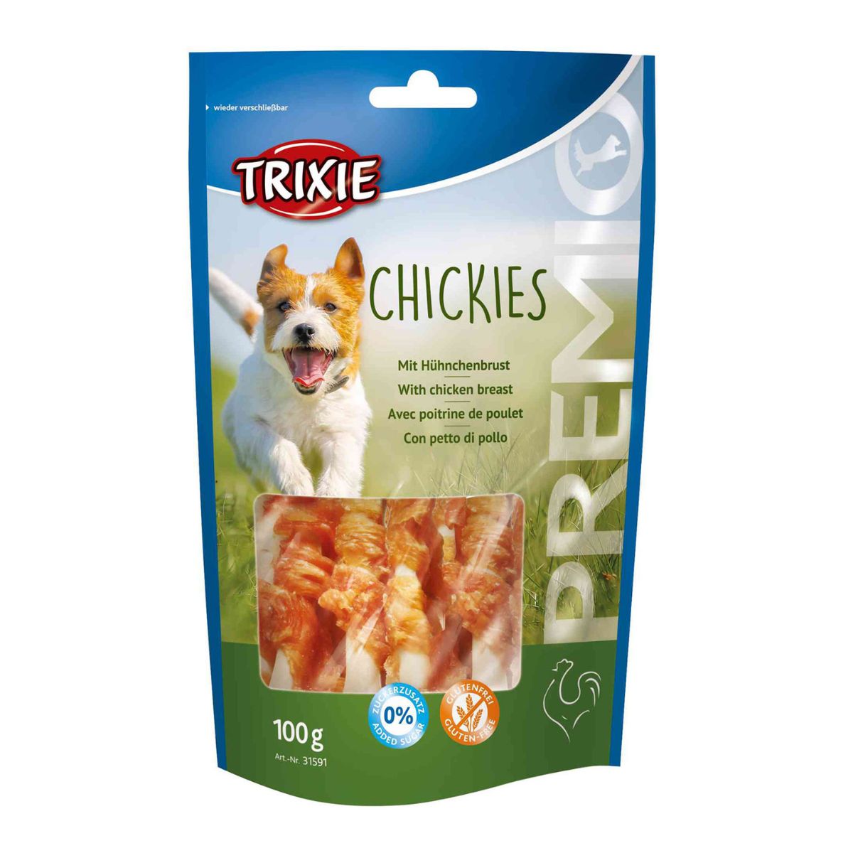PREMIO Chickies Trixie Snack, 100 g