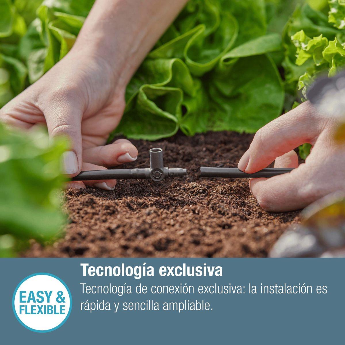 T-Verbindungsstück für Sprühdüsen/Tropfköpfe der Endleitung 4,6 mm (3/16") x5 Microdripsystem Gardena