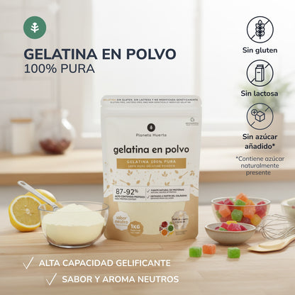 Planeta Huerto neutral collagen powder gelatine 1 kg