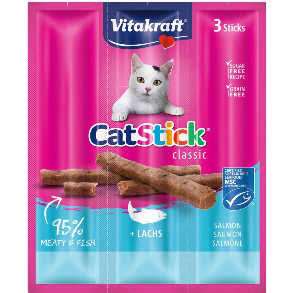 Vitakraft Cat Stick Lachs Snack für Katzen