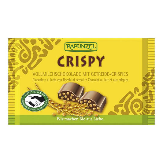 Biscuits au chocolat croustillants Rapunzel 100 g