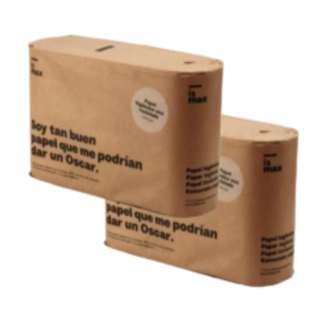 Pakket 2x Eco toiletpapier 6x40 m Ismax 6 stuks