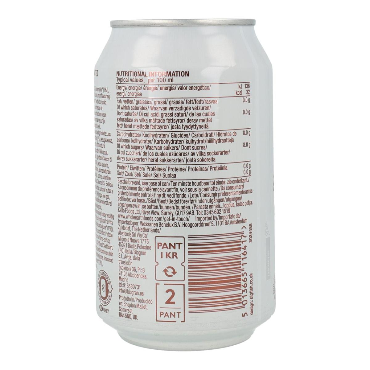 Pack of 6 Whole Earth Organic Cola Soft Drinks, 330 ml