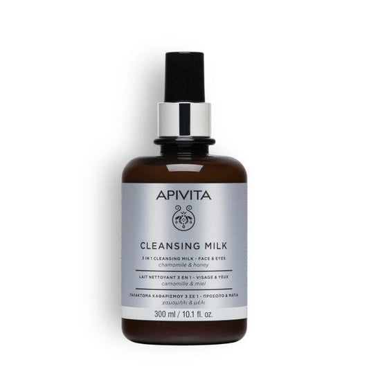 PROMO Apivita 3-in-1 Facial and Eye Cleansing Milk 300 ml