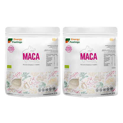 2er-Pack Bio-Maca-Pulver Energy Feelings 1 kg