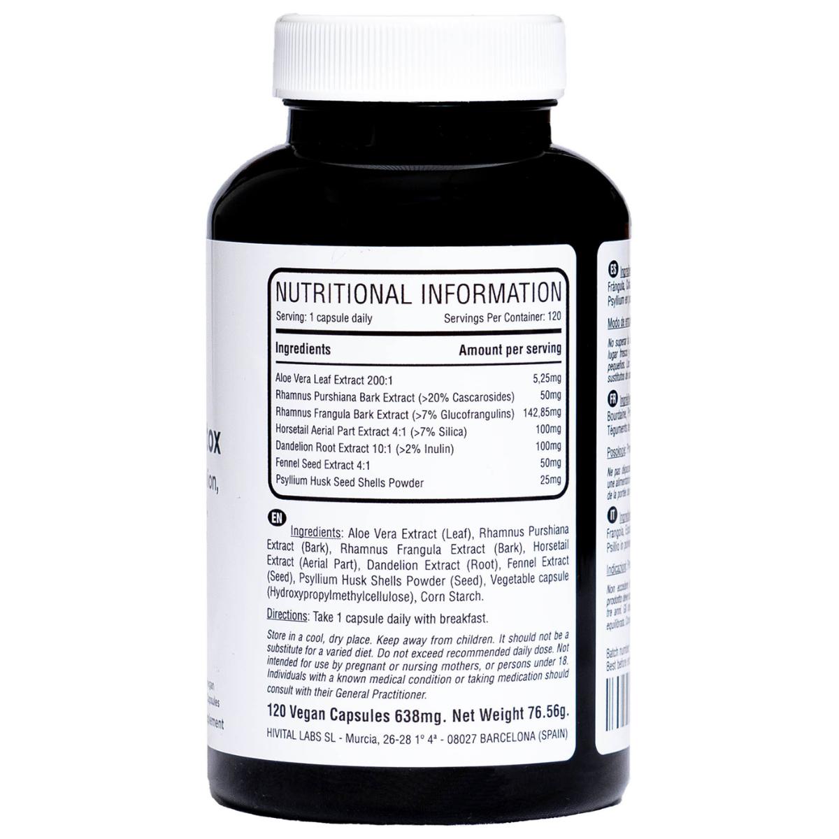 Aloe Vera Detox 120 vegane Kapseln Hivital