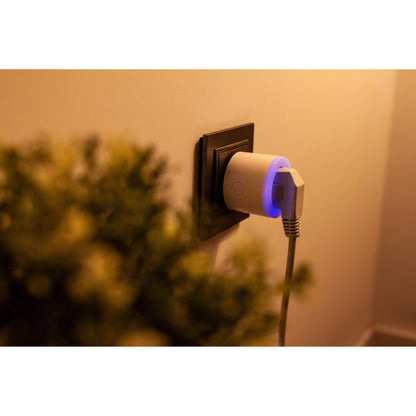 Presa Wi-Fi intelligente con luce notturna multicolore e misuratore di consumo Energeeks