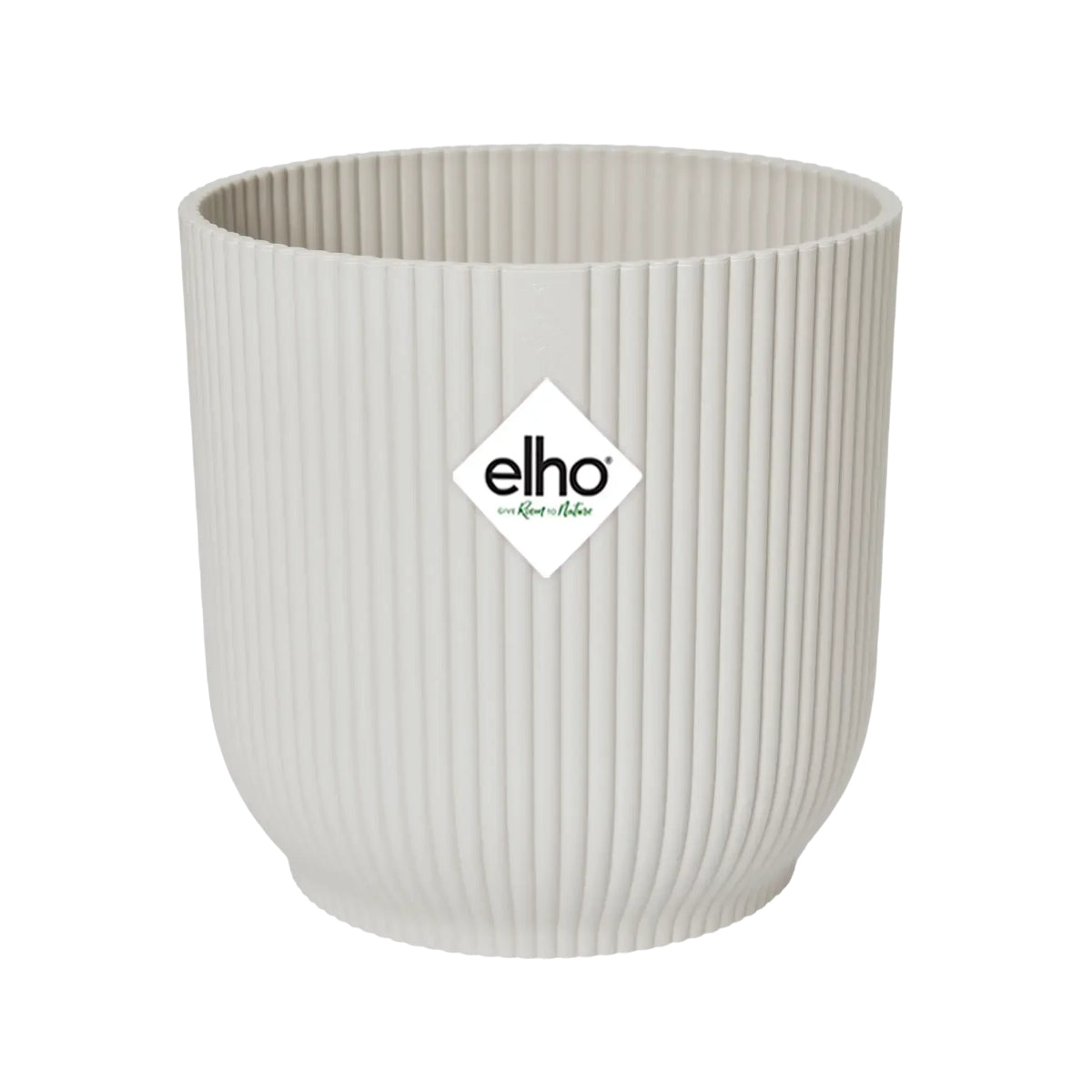 Macetero vibes fold round silky white Elho 25 cm