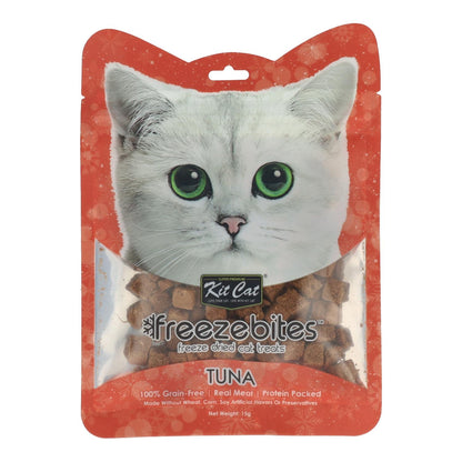 Kit Cat FreezeBites - Tonno 15 g Snack liofilizzato naturale per gatti