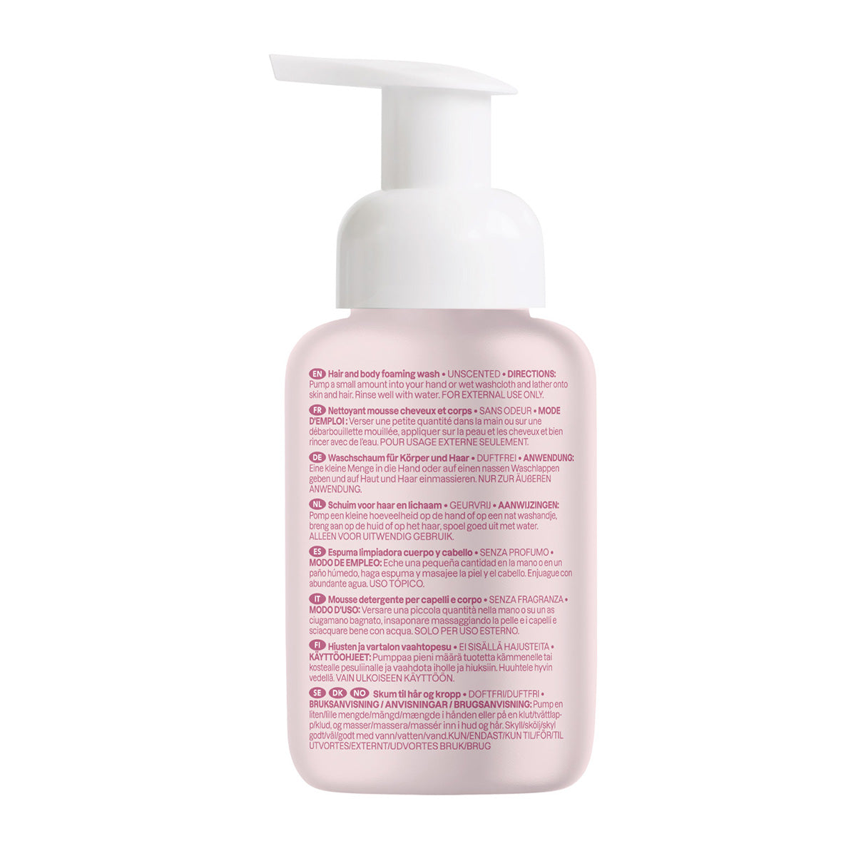2-i-1 skummande gel för barn utan parfym, Attitude, 295 ml