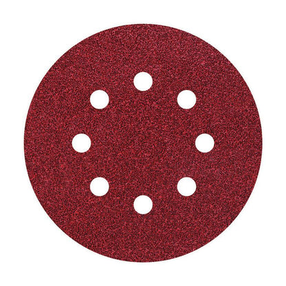 25 disques abrasifs adhésifs perforés Ø 125 mm Wolfcraft Grain 120