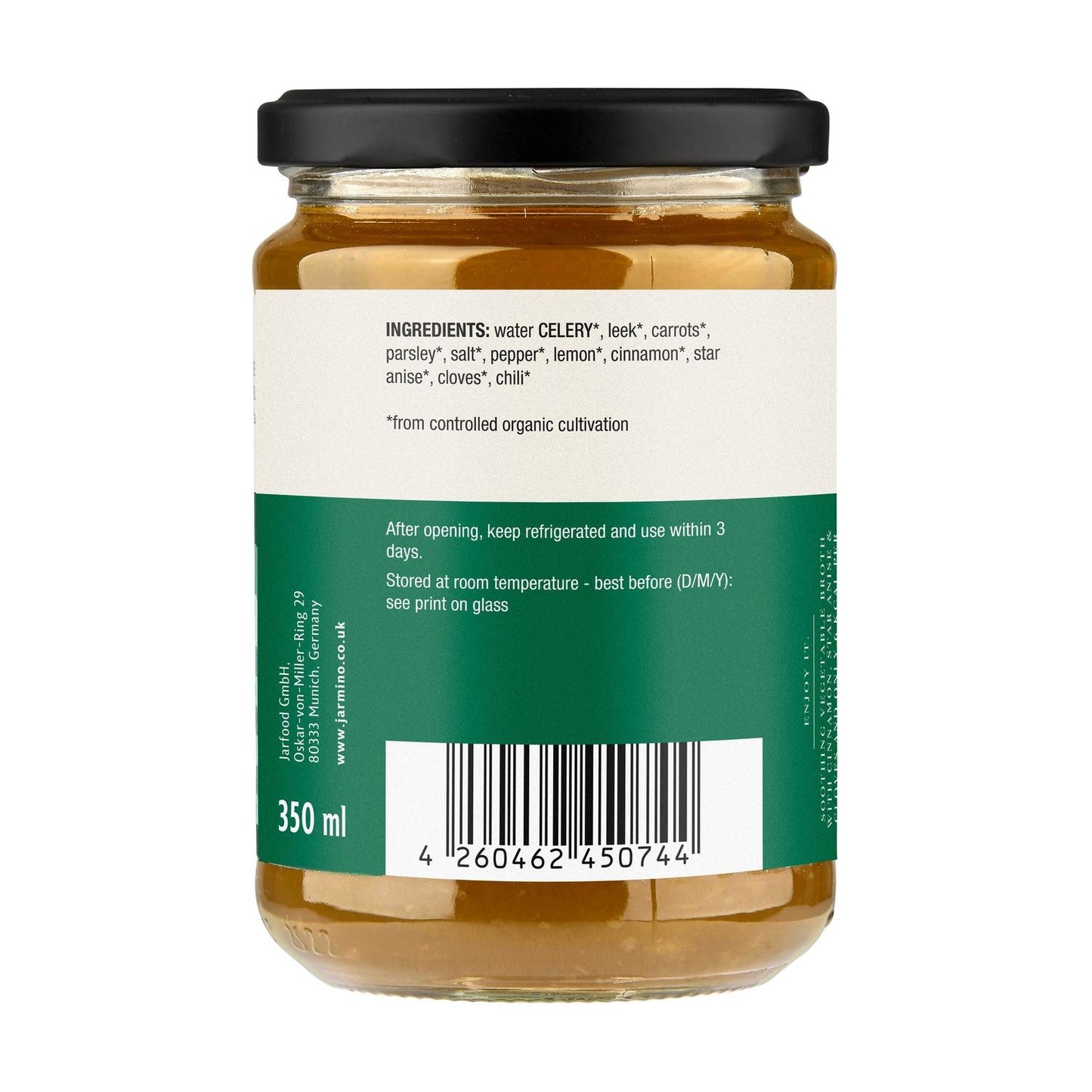 Bouillon de légumes Jarmino Keto Calm 350 ml