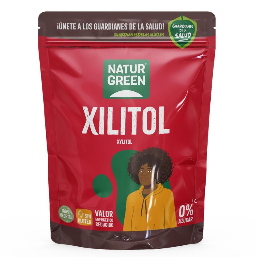 Confezione da 2 pezzi Xilitolo Zucchero di betulla Naturgreen 2 pezzi da 500 g