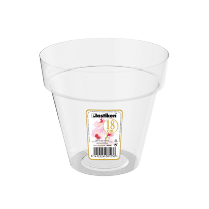 Transparent orkidéplanteringskruka Tes ⌀ 22