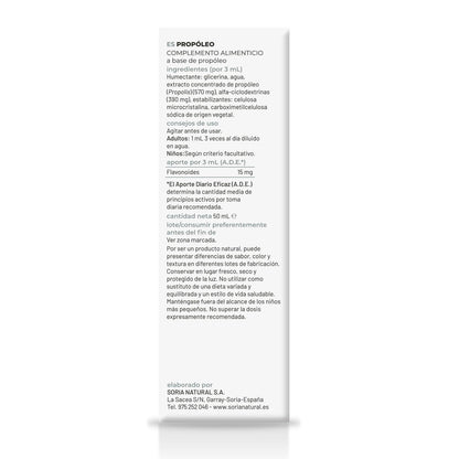 Pack de 2 extraits de propolis S. XXI Soria Natural, 50 ml