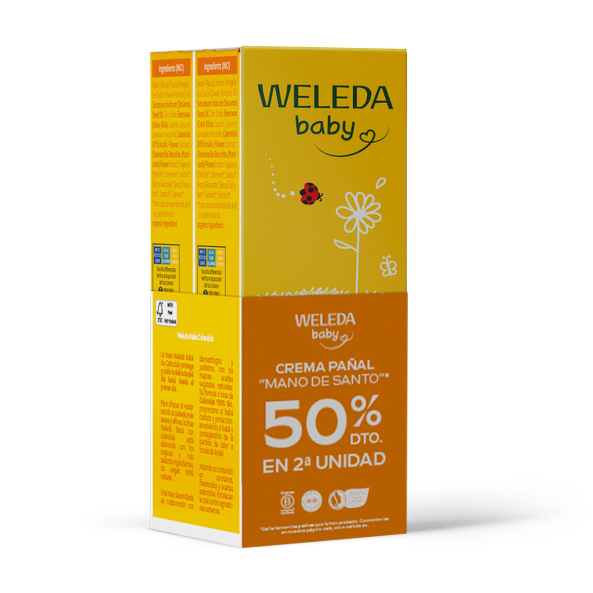 Weleda Nappy Cream, 2 x 75 ml
