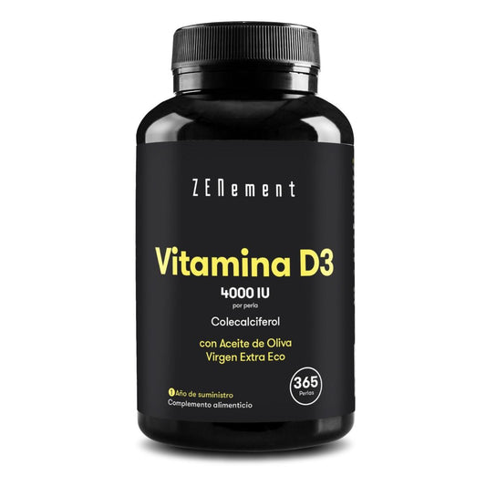 Vitamina D3 4000 UI Zenement, 365 compresse