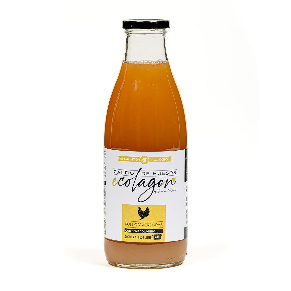 Bouillon de poulet aux légumes bio Ecolagen 1 L