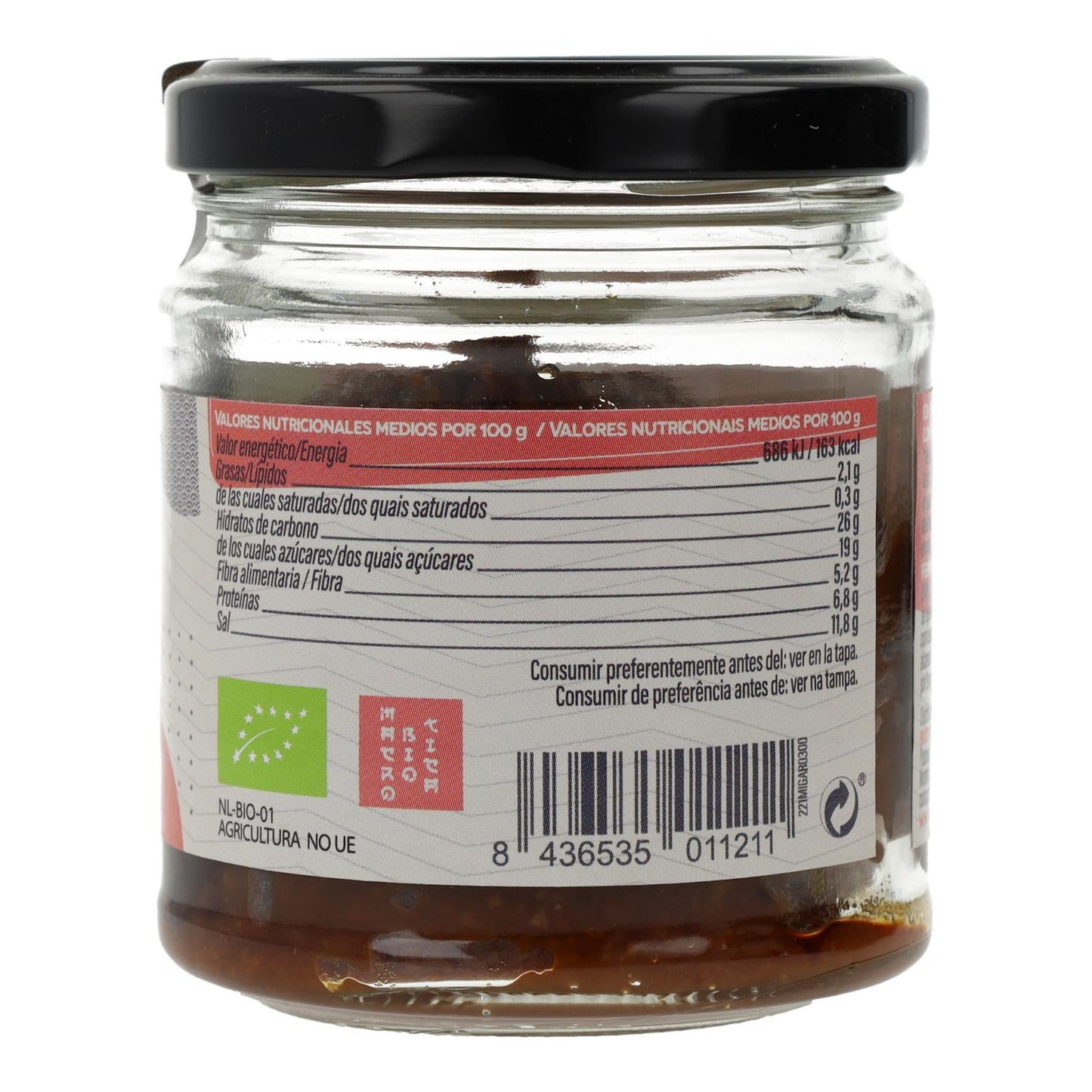 Miso de pois chiches non pasteurisé biologique La Finestra Sul Cielo 150g