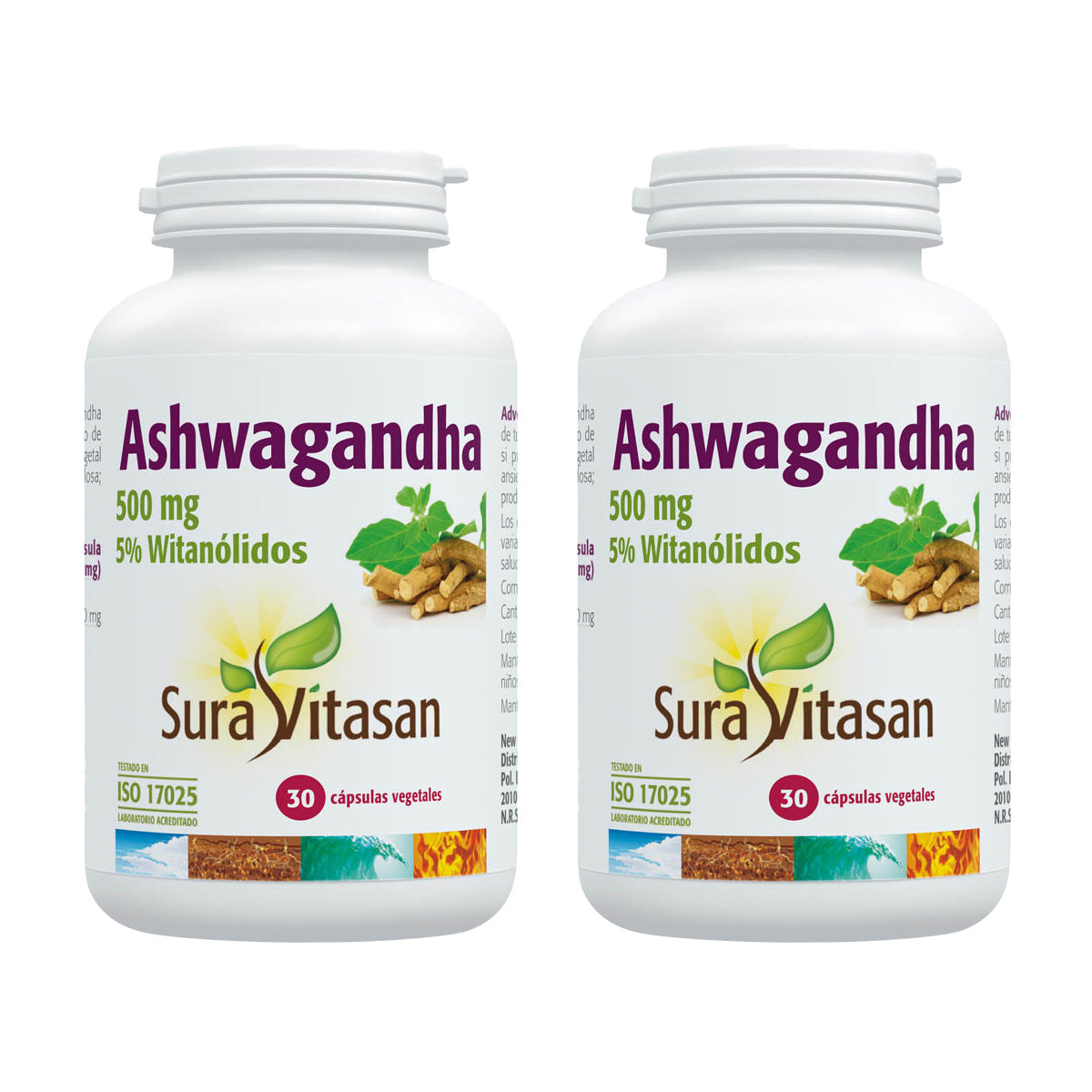 Pack of 2 x Ashwagandha, Sura Vitasan, 30 capsules