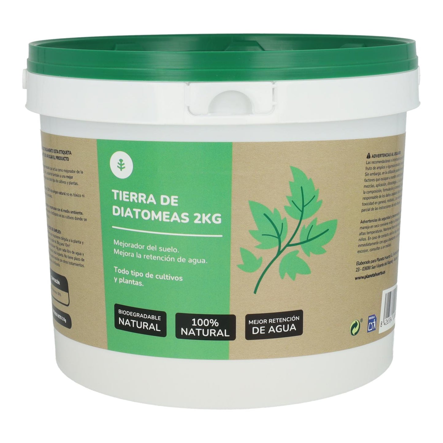Zestaw 3x ziemia okrzemkowa Planeta Huerto 2 kg