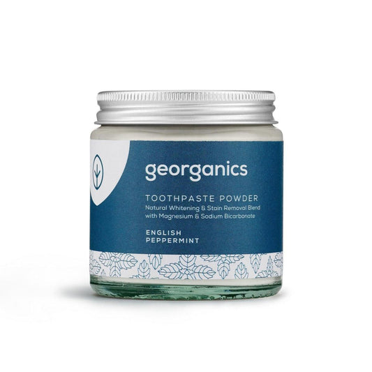 Tandkräm i pulverform med mint Georganics 120 ml