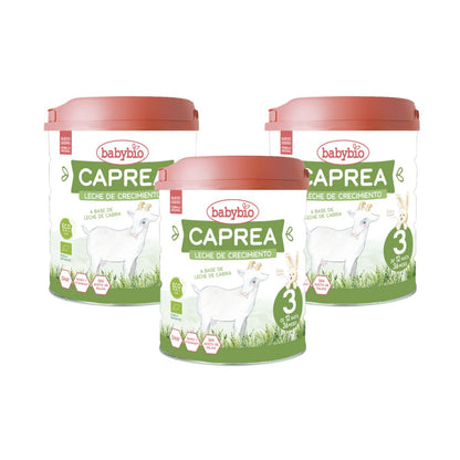 Pack 3 unités Lait de chèvre croissance Caprea 3 (12 mois à 3 ans) 800 g