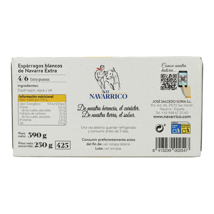 Excellentes asperges El Navarrico 4/6 FR DO boîte de 425 ml