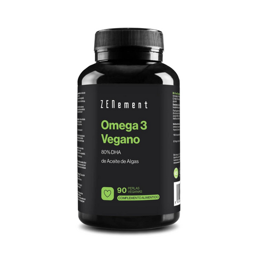 Wegańskie omega 3 80% DHA z oleju z alg Zenement 90 kapsułek