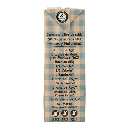 Bouillon de poisson bio naturel Aneto aux légumes 1L