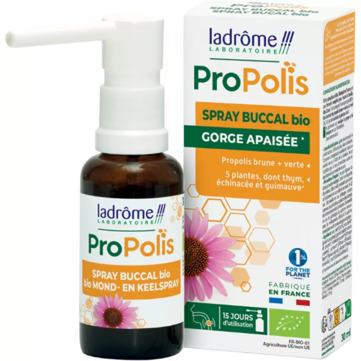 Spray buccal Propolis Ladrome 30 ml