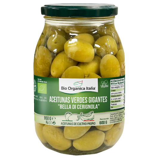 Olives vertes géantes Bio Organica Italia 950 gr