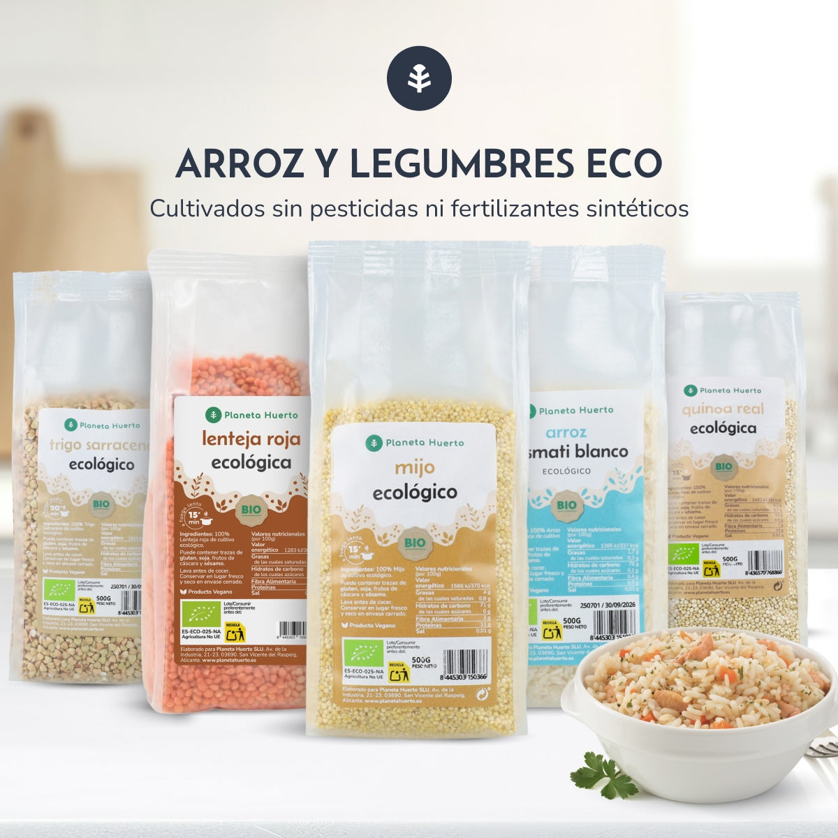 Pack 2x Sarrasin ECO Planeta Huerto 2,5 kg