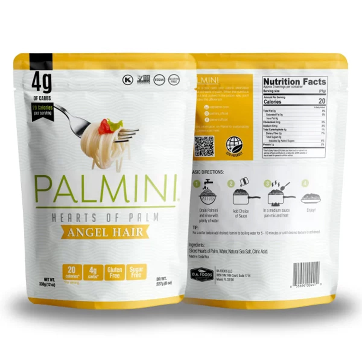 Pâtes Cabello de Angel au cœur de palmier Palmini 338 g